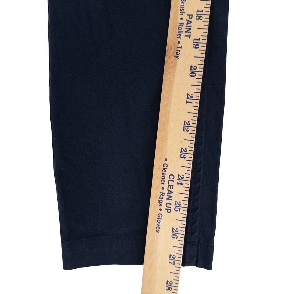 Bearded Goat Mens M Pants Navy Blue Elastic Waist Stretch Twill Gorpcore Utility - Picture 13 of 16